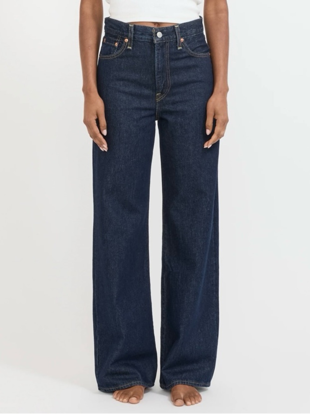 Levis ribcage wide leg jeans - Picture 1 of 12